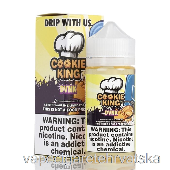 Vape Hrvatska Dvnk - Cookie King - 100ml 6mg